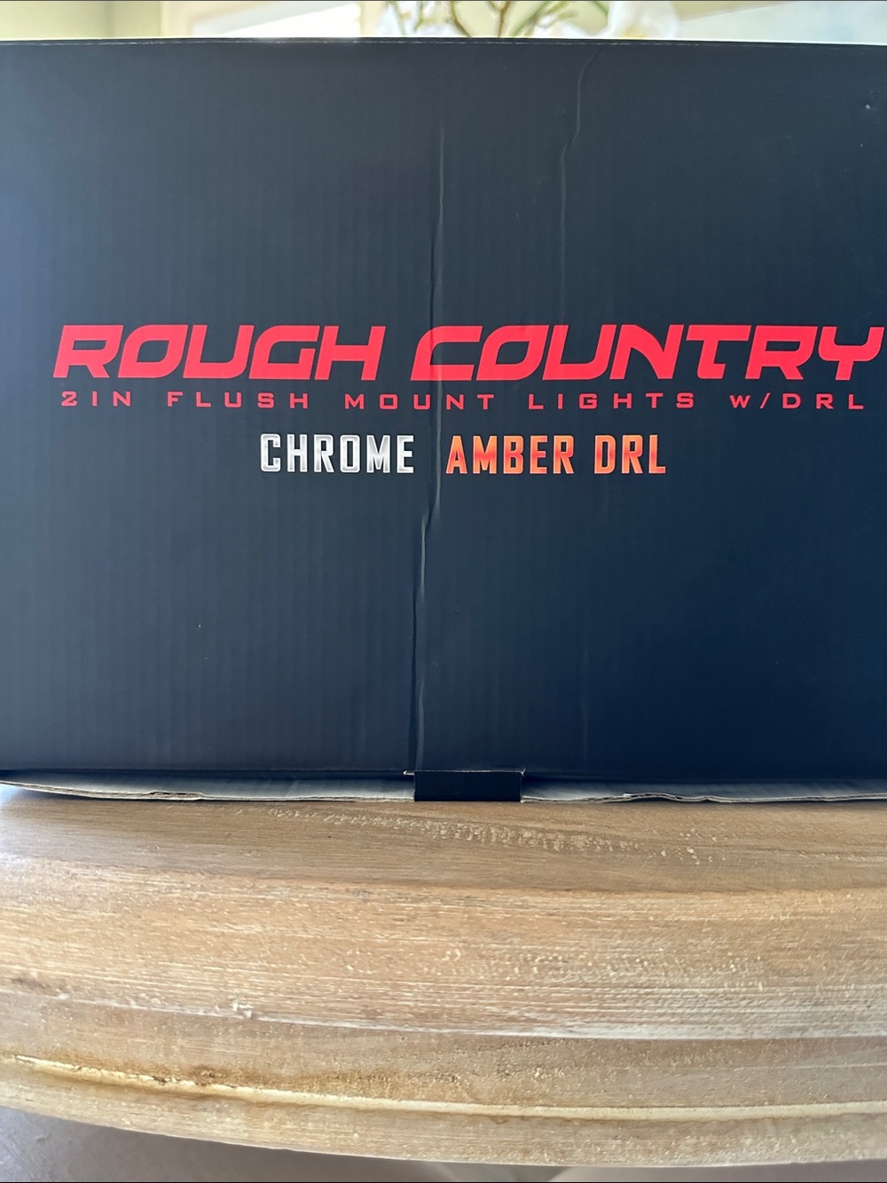 Chrome Amber DRL 2in Flush Mount Light - Amber & Chrome